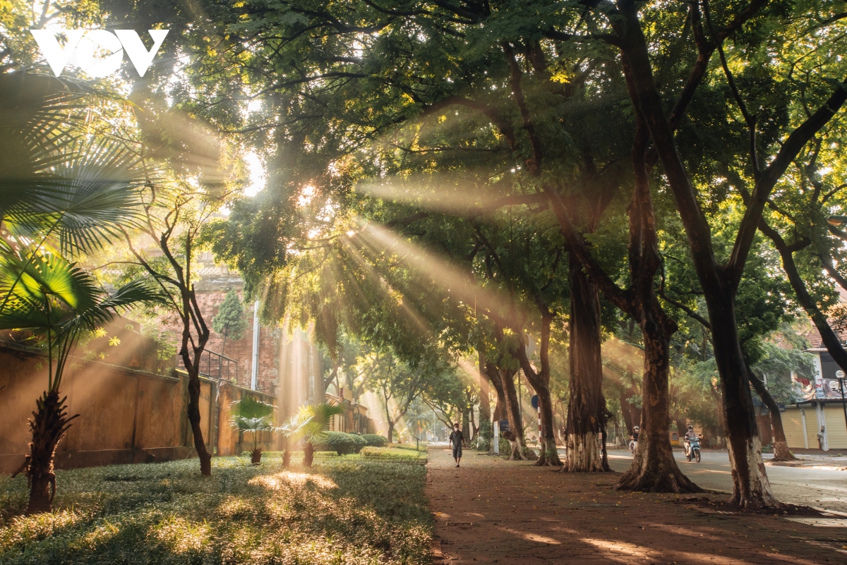 Đường Phan Đình Phùng mùa thu